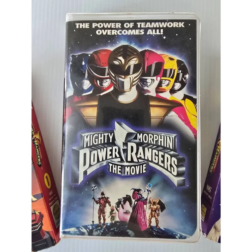 Mighty Morphin Power Ranger VHS Bundle of 3
